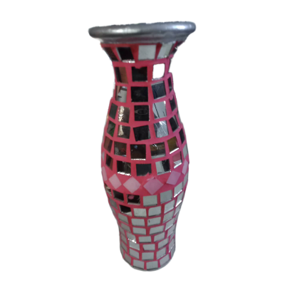 Picture of Matir Fuldani / flower vase / hight-11inch + ,width - 3.5 inch + (Red)