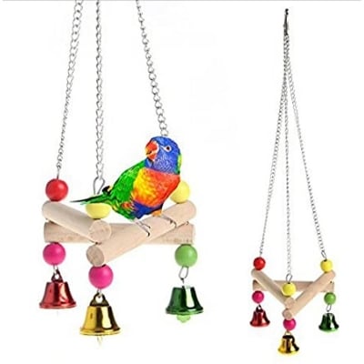 Picture of small bird swing toy pet bird cage accessories bird parch use others small birds