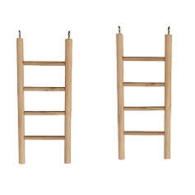 Picture of 2 pis Wooden Bird ladder fun cage toy for bird training
