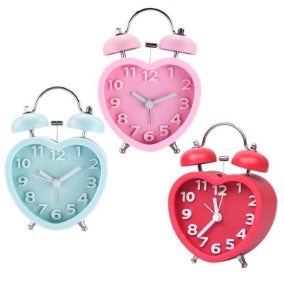 Picture of Heart-Shaped Metal Alarm Bed/Table Clock 30 Ratings17 Answered Questions Brand:No BrandMore Home Décor from No Brand ৳ 230 ৳ 333-31% Promotions Spend ৳ 520 get ৳ 20 off Color family Random Quantity 1    Buy Now  Add to Cart Delivery Options (Multicolor)