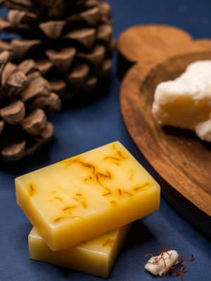 Picture of Handmade SKIN BRIGHTENING SAFFRON SOAP Yellow