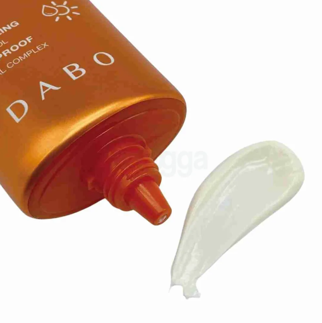 Picture of DABO White Sunblock Cream Power Sun Shield 50+ PA+++ 70ml For Face & Body Orange