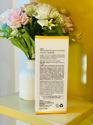 Picture of Mido Anti Melasma Collagen UV 50+ Sun Cream - 70ml For Protecting your Skin From UV Rays White