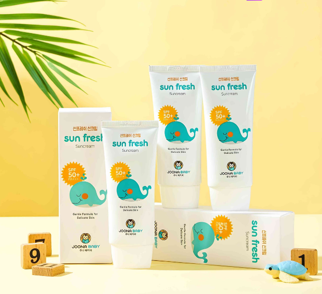 Picture of Joona Baby Sun Fresh Sunscreen SPF50+ PA+++ for Delicate Skin 50ml White