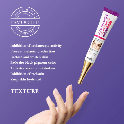 Picture of Sadoer Niacinamide Melasma Block Spot Acne Whitening Freckle Cream (20 gm) | Sadoer Niacinamide Melasma Whitening Freckle Cream White