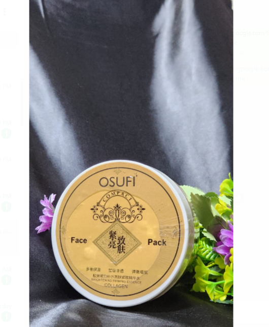 Picture of Osufi Face Pack 300 ml For Moisturizing Skin Gold