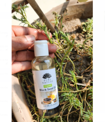 Picture of Pure Nature Black Seed Enriched Hair Oil 100ml White