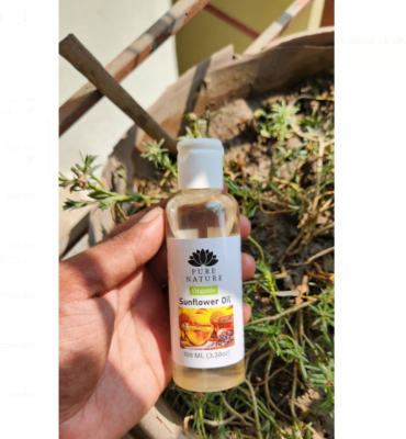 Picture of Pure Nature Organic Home Made Sunflower OIl For Hair 100 ml Hair