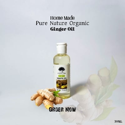 Picture of Pure Nature Organic Home Made Ginger Oil - 100ml Hair