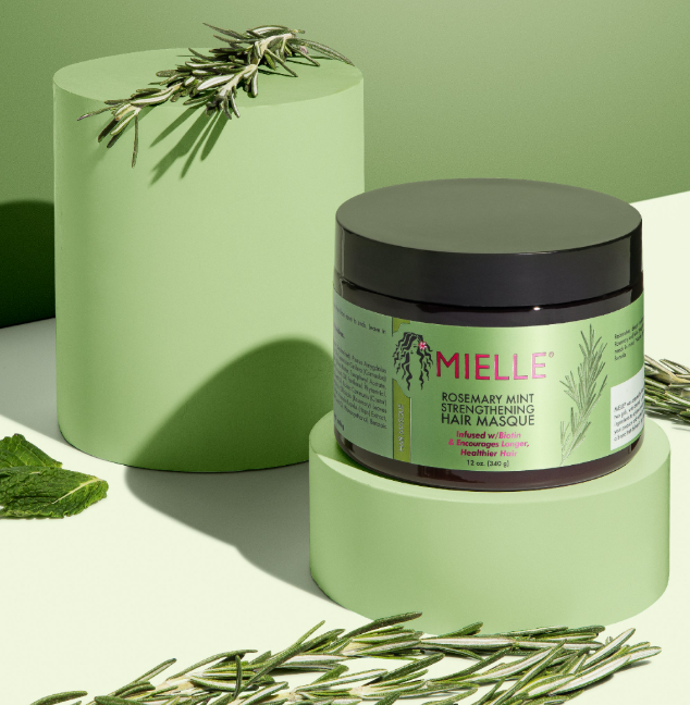 Picture of Mielle Rosemary Mint Strengthening Hair Masque 340g Green