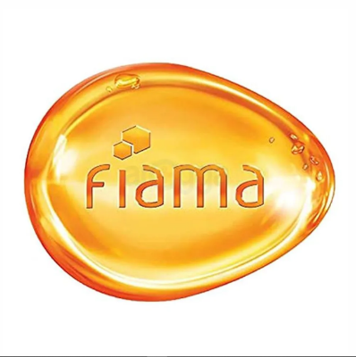 Picture of Fiama Moistured Skin Gel Bar with Peach & Avocado 125 gm Orange
