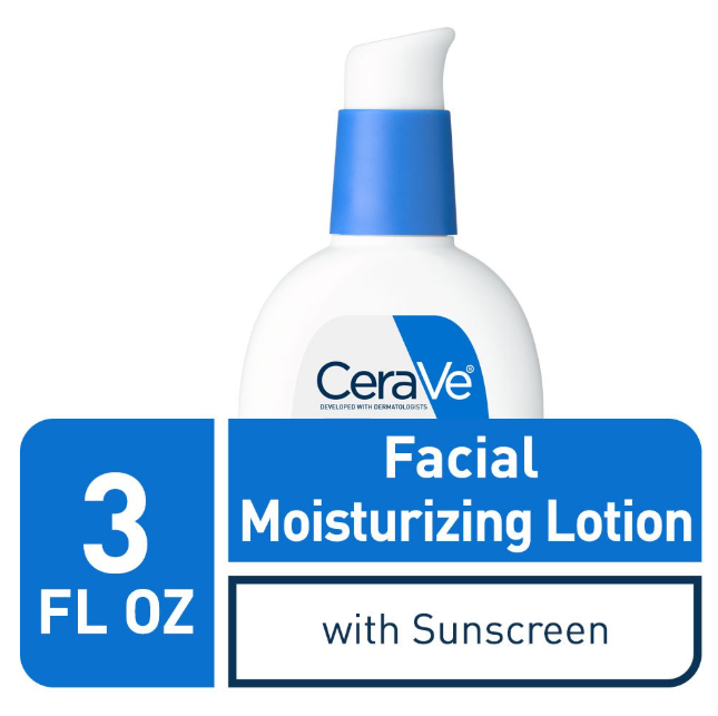 Picture of CeraVe AM Facial Moisturizing Lotion with Sunscreen 89ml White