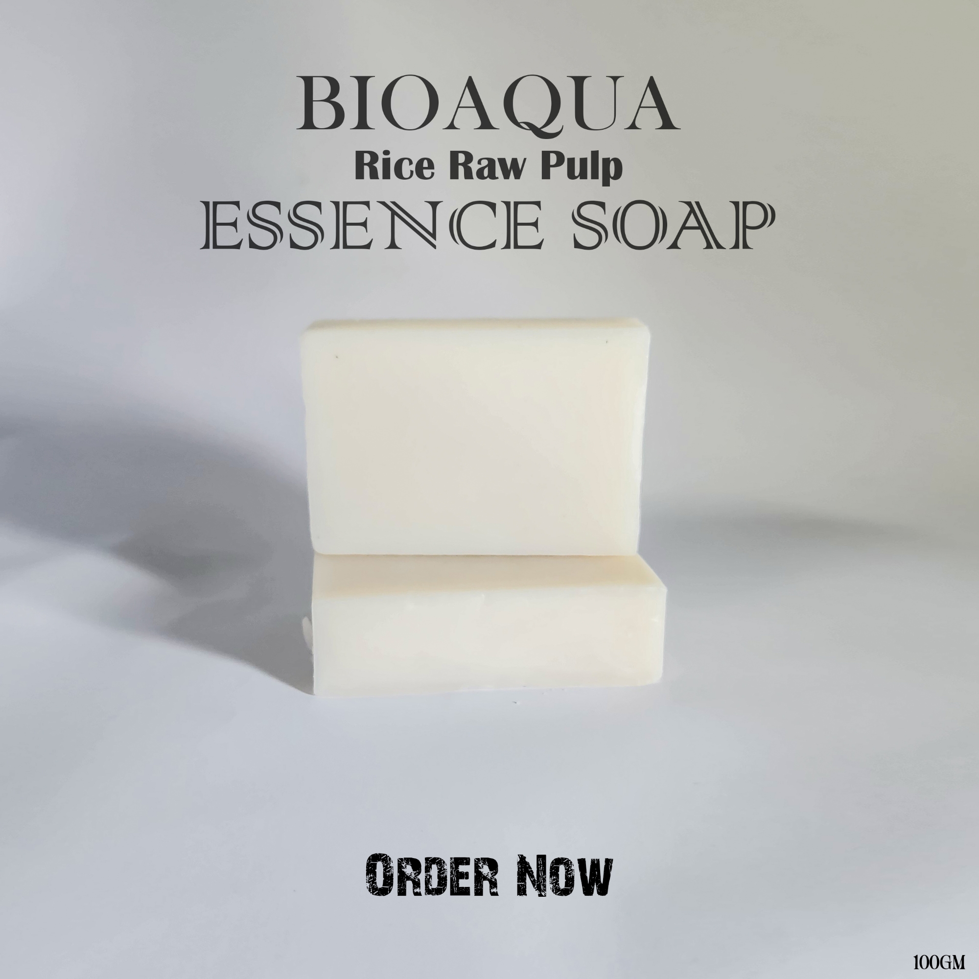 Picture of Bioaqua Rice Raw Pulp Essence Soap - 100g White
