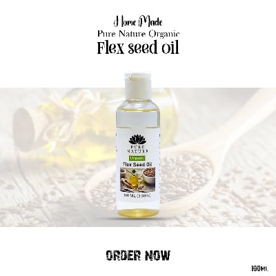 Picture of Pure Nature Organic Home Made Flex Seed Oil Hair