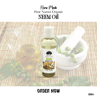 Picture of Pure Nature Organic Home Made Neem Oil 100gm White