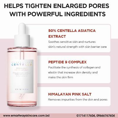 Picture of SKIN1004 Madagascar Centella Poremizing Fresh Ampoule Pink