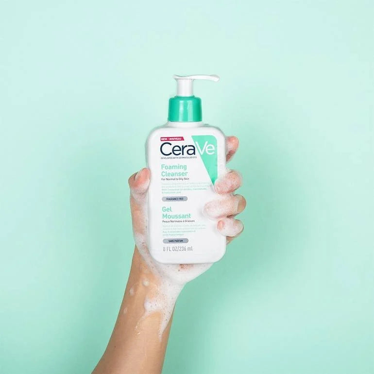 Picture of Cerave Foaming Cleanser For Normal To Oily Skin 236ml White