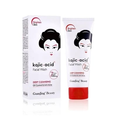 Picture of Guanjing Beauty Kojic Acid Facial Wash 100gm White