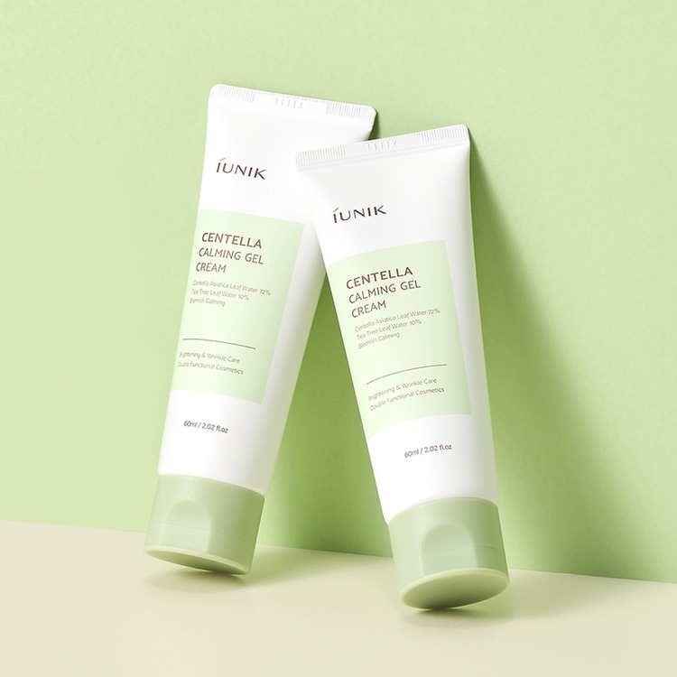 Picture of Iunik Centella Calming Gel Cream for Brightening & Wrinkle Care 60 ml White