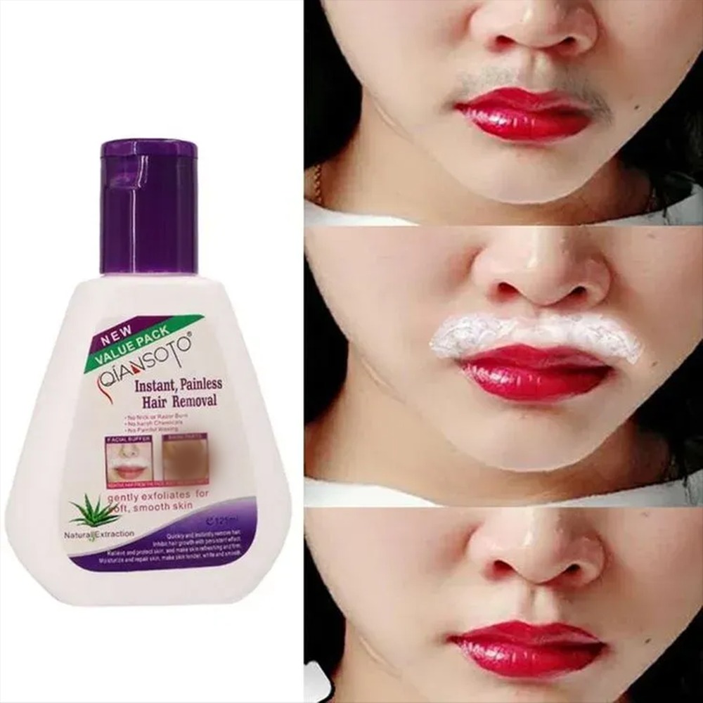 Picture of QIANSOTO instant painless Hair Remover 125ml White