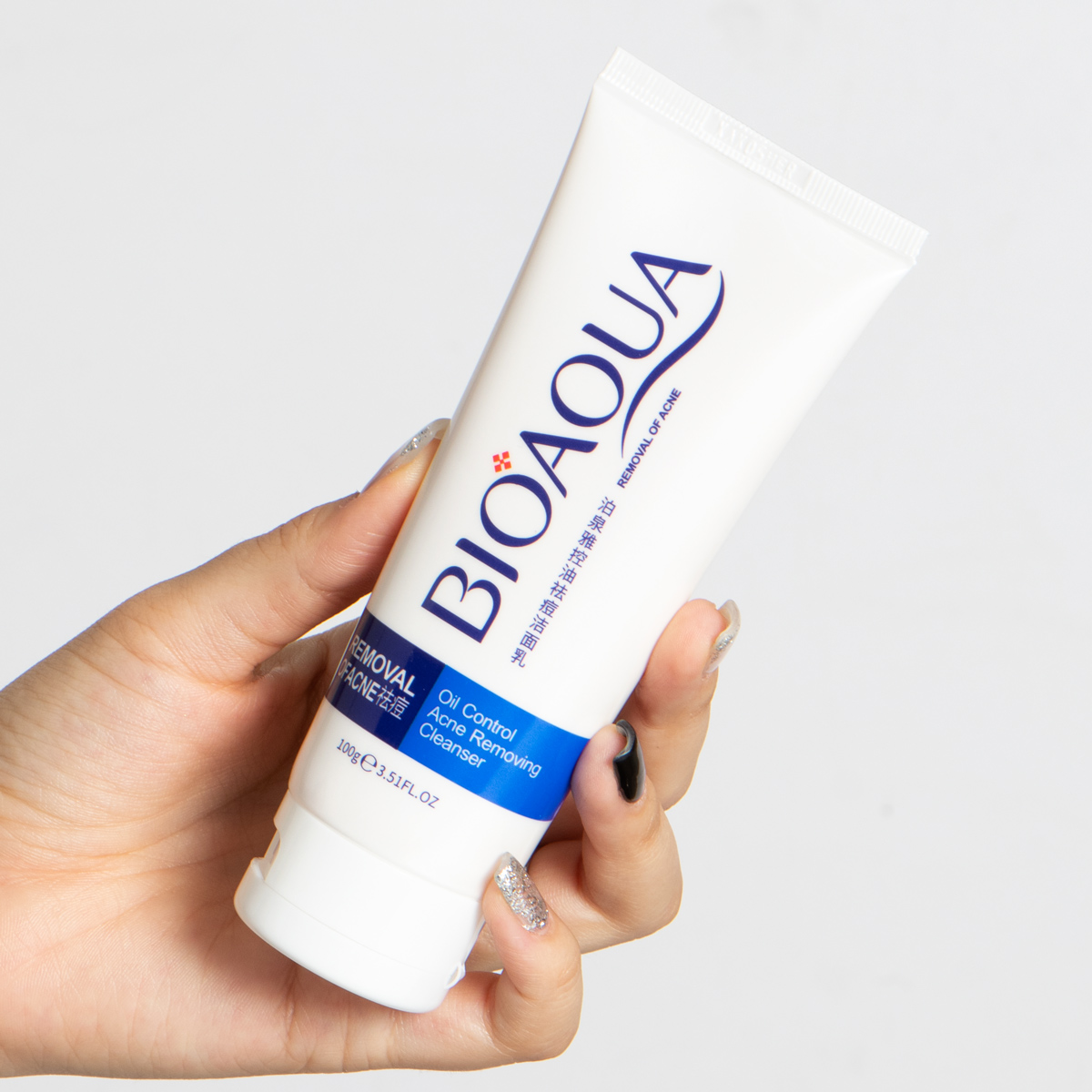 Picture of BIOAQUA Oil Control Acne Removal Cleanser – 100gm White