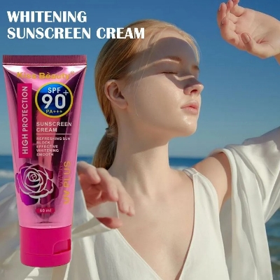 Picture of Kiss Beauty Sunscreen SPF 90+ High Protection Skin Tone Cream 60ml 