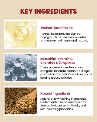 Picture of KSECRET - SEOUL 1988 Eye Cream : Retinal Liposome 4% + Fermented Bean 30ml 