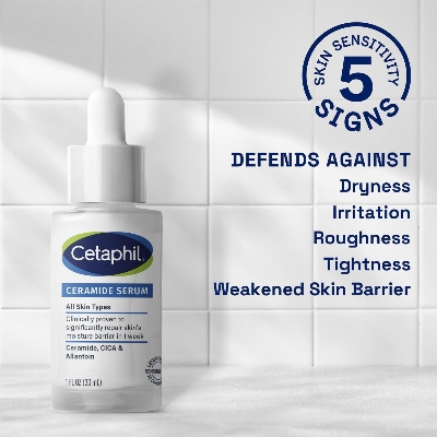 Picture of Cetaphil, Ceramide Serum, Fragrance Free, 1 fl oz (30 ml) 