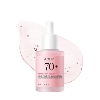 Picture of Anua Peach 70+ Niacinamide Serum 30ml / brightening hydrating face serum/daily clean beauty (1.01 fl. oz.) 