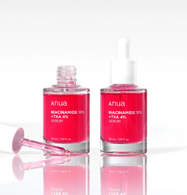 Picture of Anua 10% Niacinamide+ 4% Tranexamic Acid Serum, Ceramide, Hyaluronic Acid, Vitamin B12 natural color, for Sensitive skin, Korean Glass Skin, Fragrance-Free (30ml 1.01 fl.oz.) 