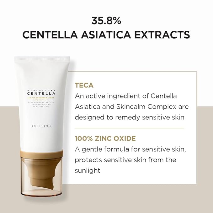 Picture of SKIN1004 Madagascar Centella Air-fit Suncream Light 1.69 fl. oz (50ml) 