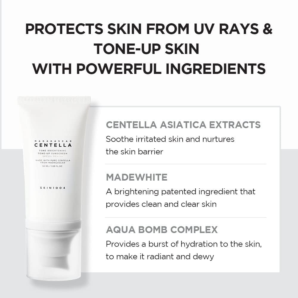 Picture of SKIN1004 Madagascar Centella Tone Brightening Tone-Up Sunscreen SPF50+ PA++++ 50ml 