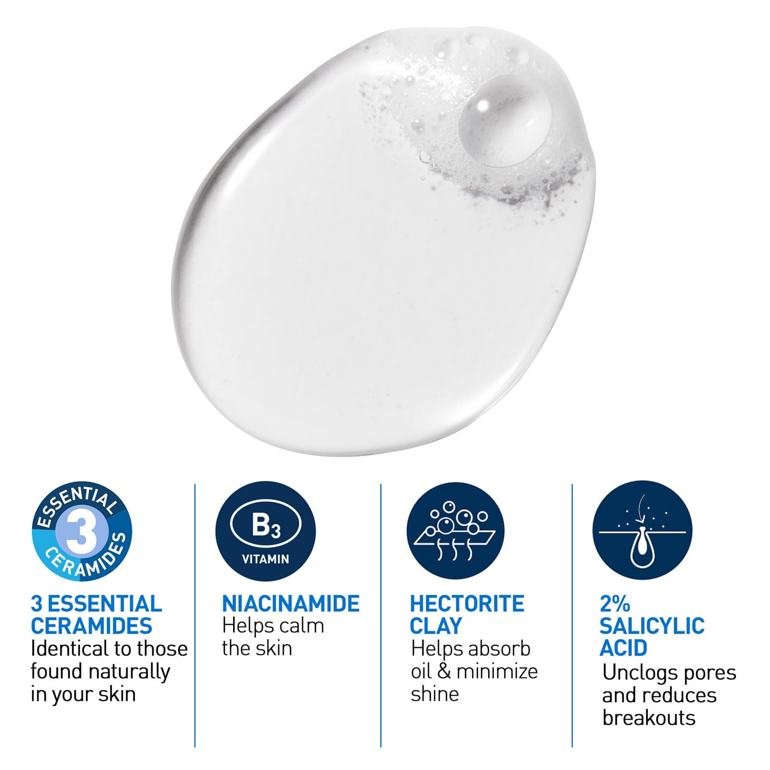 Picture of CeraVe Blemish Control Cleanser for Blemish-Prone Skin 236ml White