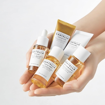 Picture of SKIN1004 Centella Mini Skincare Kit – Ampoule Foam, Toner, Ampoule & Soothing Cream Set White