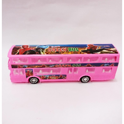 Picture of Double Deck Spider Bus Toy Car 11''inch For Kid- Plastic Toy