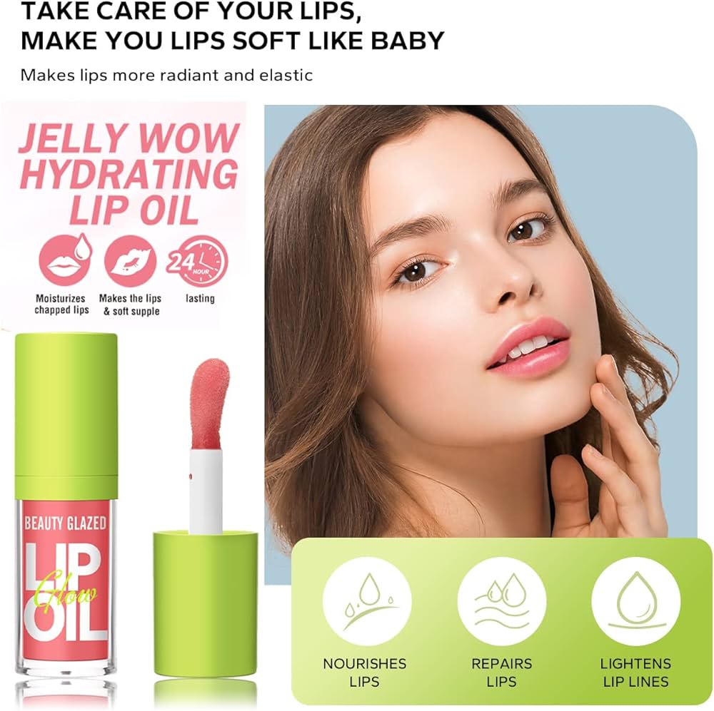 Picture of Beauty Glazed Glow Lip Oil Lip Care Product 4 G