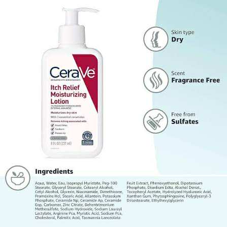Picture of CeraVe Itch Relief Moisturizing Lotion 237ml
