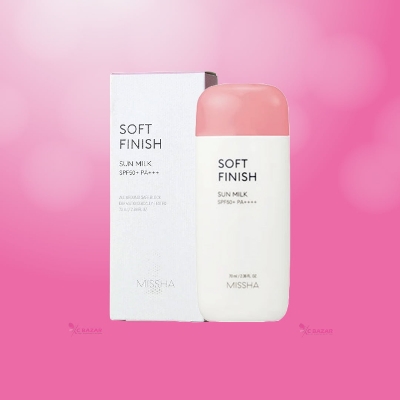 Picture of Missha All Around Safe Block Soft Finish Sun Milk SPF50+ Or PA+++
