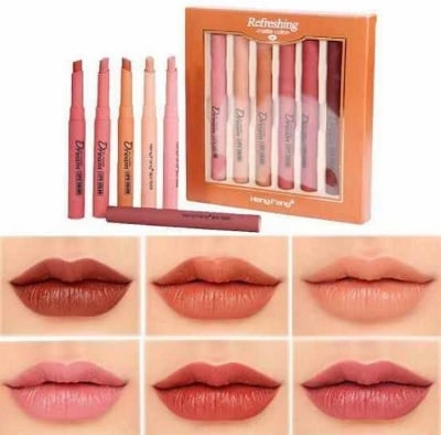 Picture of HengFang Matte Lipstick 6 Pcs Set new(Glow N Touch Beauty)