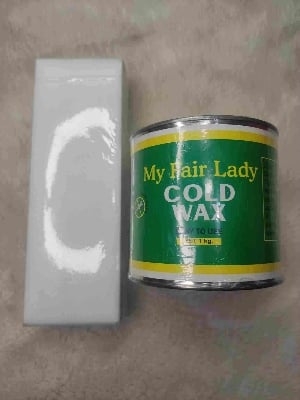 Picture of My Fair Lady Cold Wax Easy To Use 200ml Body Hair Removal with WAX Paper 80pcs Combo