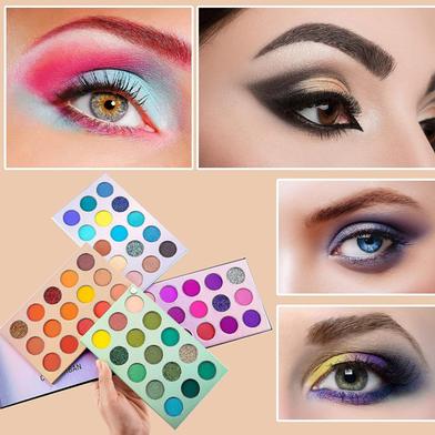 Picture of BEAUTY GLAZED New Color Board Eyeshadow Palette 60 Colors Eyeshadow Pallete Waterproof Makeup Shimmer Eye Shadow new(Glow N Touch Beauty)