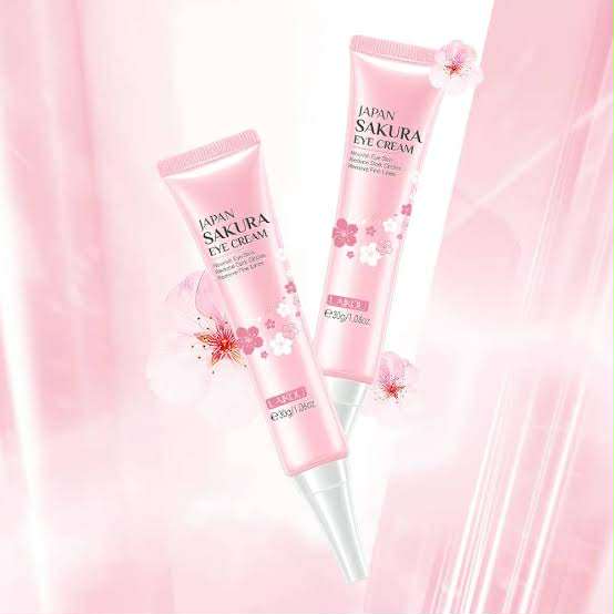 Picture of LAIKOU Sakura Eye Serum Eye Roller Massage Vitamin C Hyaluronic Acid Skin Care Eye Bags Cream Moisturizing Dark Circles -15ml new