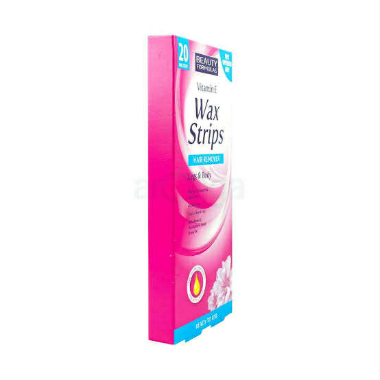 Picture of Vitamin E Hair Removal Wax Strips For Legs & Body - 20 Strips new