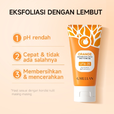 Picture of Orange Exfoliating Whitening Gel Orange Exfoliating Gel Scrub Face Whitening Whitening Lazy Cream For Face 2026 new
