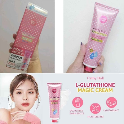 Picture of Cathy Doll SPF 50 Whitening Sunscreen Magic Cream 60ml