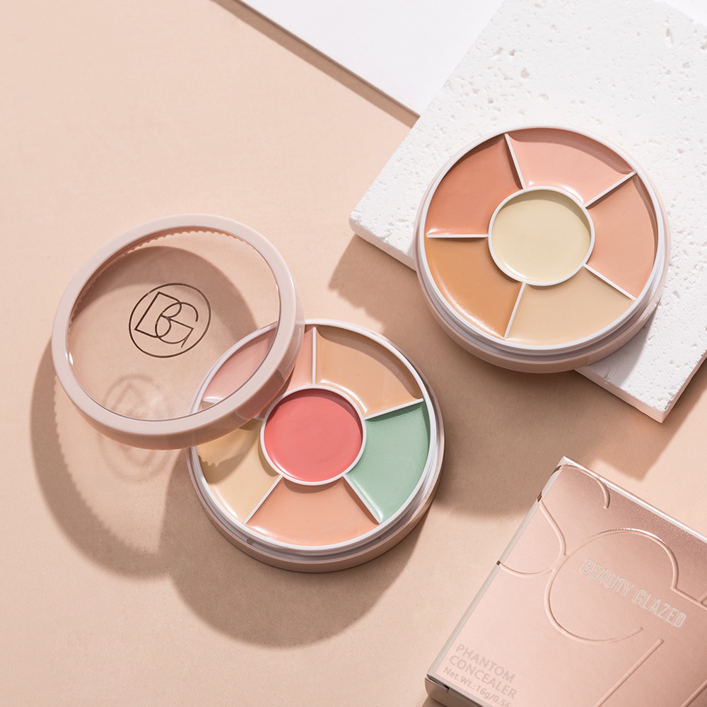 Picture of Beauty Glazed 6-Color Concealer For Spotless, Brightened Skin - Decrease Tear Gaps, Dark Circles & Even Skin Tone-402
