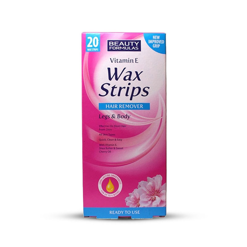 Picture of Vitamin E Hair Removal Wax Strips For Legs & Body - 20 Strips new