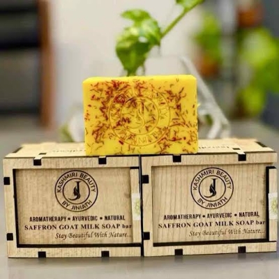 Picture of Premium Saffron Goat Milk Soap 100g new