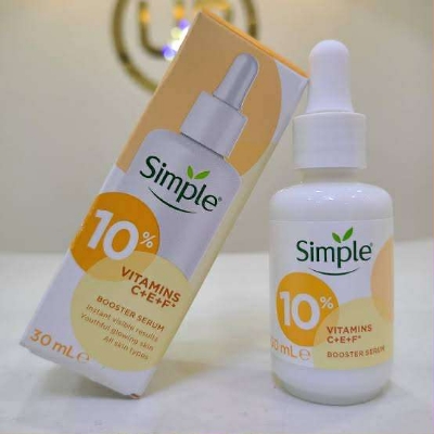 Picture of Simple Serum With 10% Vitamin C+E+F 30ml | For Youthful Glowing Skin & Instant Visible Results | For All Skin Types