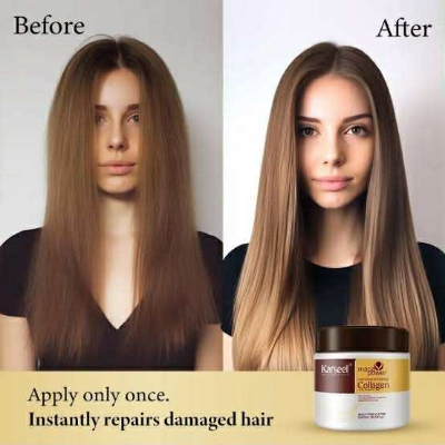 Picture of Karseell Professional Hair Smoothing Collagen Treatment 500ml Organic Argan Oil Hair Mask new